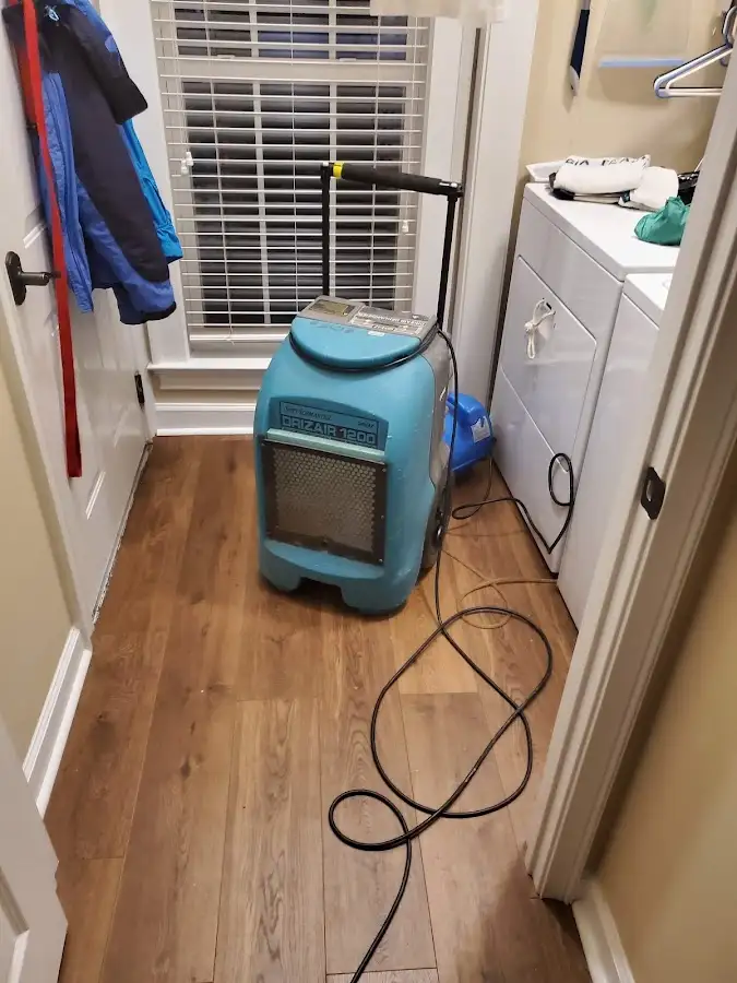 Commercial dehumidifier deployed for Flood Damage Cleanup in Ilchester