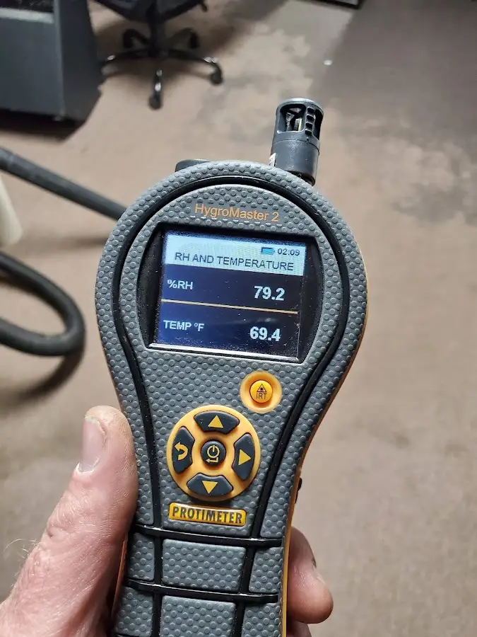 Moisture meter humidity assessment for Fire & Smoke Damage Restoration in Ilchester